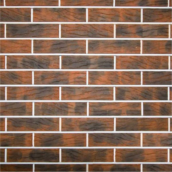 Кирпич KERMA PREMIUM Mercury Strong, черно-коричневый, посыпка, 1НФ